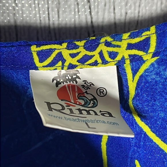 Rima beachwear 2-pc dolphin print pants and top set size large - Picture 14 of 16